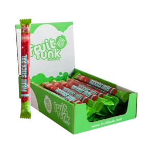 MEGA braškių skonio lazdelių rinkinys, be pridėtinio cukraus | FruitFunk (24 x 20 g)