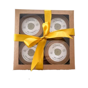 Keturių vaisių kąsnelių rinkinys, be pridėtinio cukraus | honestbite (4 x 150 g)