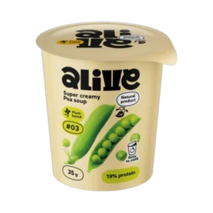 Greitai paruošiama klasikinė kreminė žirnių sriuba | Alive (35 g)