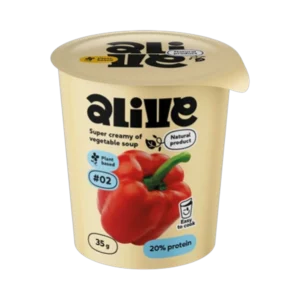 Greitai paruošiama kreminė daržovių sriuba | Alive (35 g)