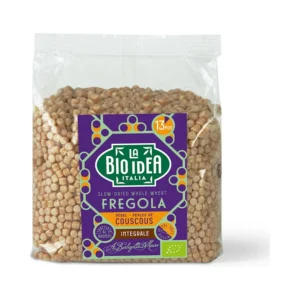 Ekologiški pilno grūdo kietųjų kviečių makaronai FREGOLA (perliniai kuskusai) | La BIO IDEA (400 g)